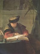 Jean Baptiste Simeon Chardin Le Souffleur(Portrait of Joseph Aved,the Painter,Known as A Chemist in His Laboratory) (mk05) china oil painting reproduction